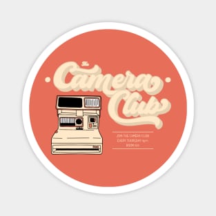 Vintage 80s Camera Club Magnet